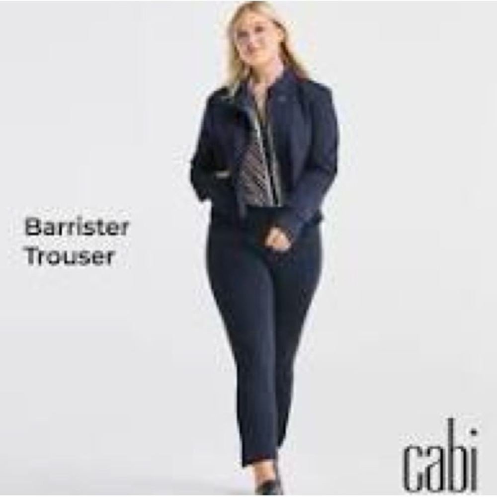 Cabi Barrister Trouser Size 4 #6265 Navy